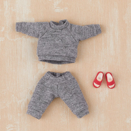 Nendoroid Doll Outfit Set: Sweatshirt and Sweatpants (Gray)